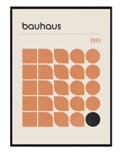 تابلو مدل Orange bauhaus کد 248901836