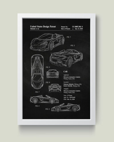 تابلو مدل Mclaren کدm2608-w