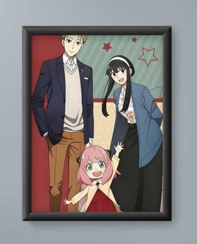 تابلو مدل انیمه اسپای فمیلی spy x family anime 12