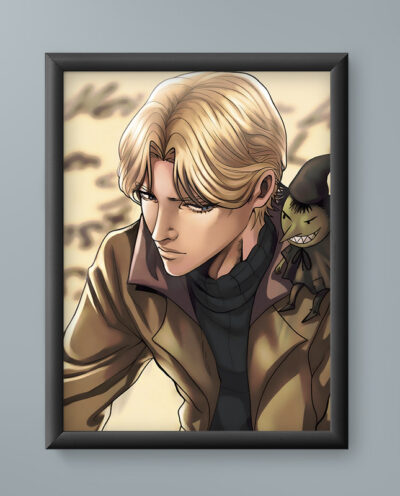 تابلو مدل انیمه یوهان لیبرت مانستر Johan Liebert Monster anime 13