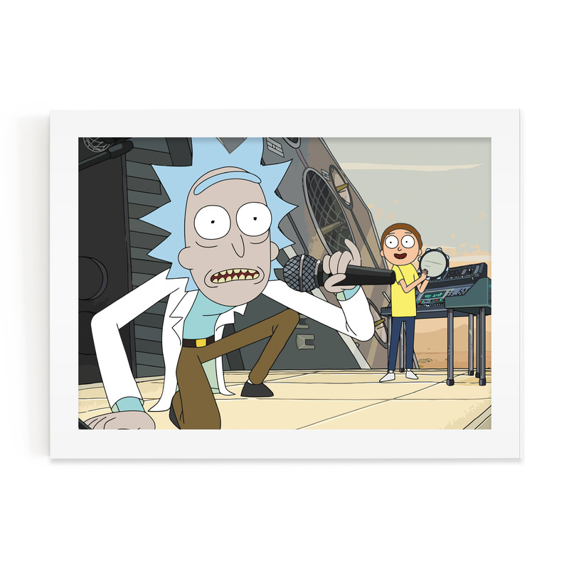 تابلو مدل Rick And Morty کد RF-5012