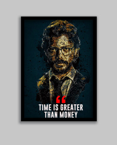 تابلو مدل پروفسور سریال خانه کاغذی Money Heist کد LA-G10642-2