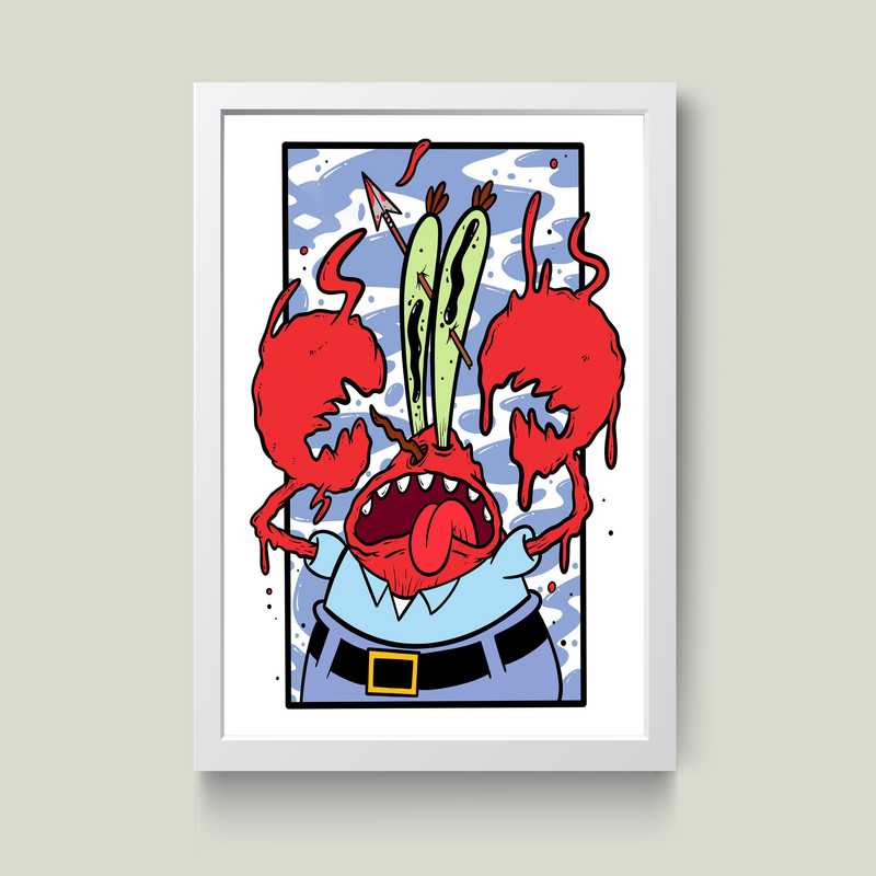 تابلو مدل خرچنگ Mr.Krabs کد G6-38