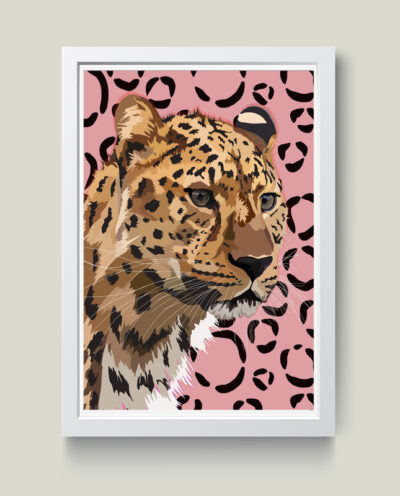 تابلو مدل یوزپلنگ Cheetah کدS0117-w