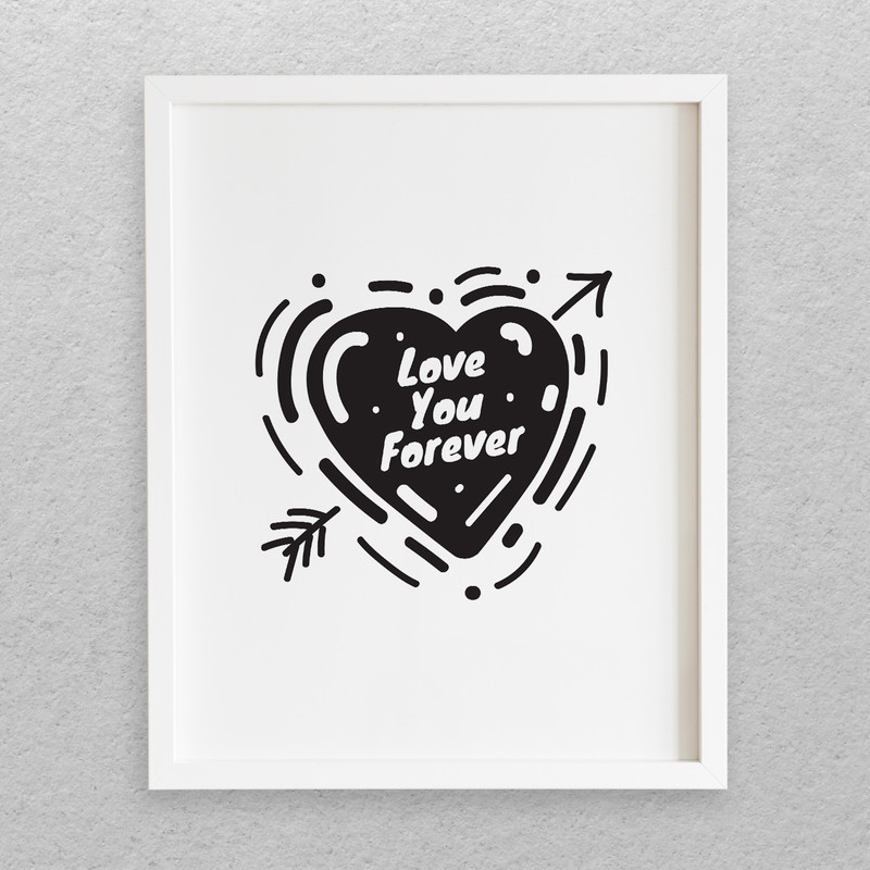 تابلو مدل نوشته انگلیسی طرح LOVE کد 321 - Image 2