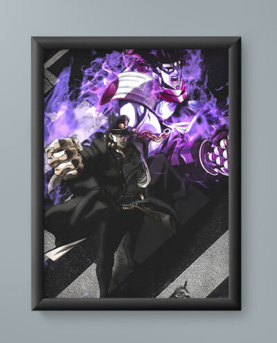 تابلو مدل انیمه جوتارو کوجو جوجو Joutarou Kuujou JoJo anime 04