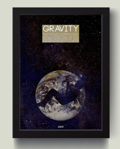تابلو مدل Gravity پوستر فیلم کد ICC-S08