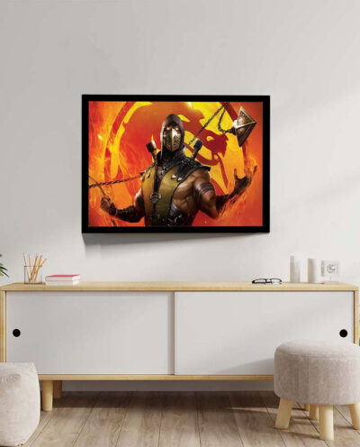 تابلو مدل mortal kombat کد F-14015