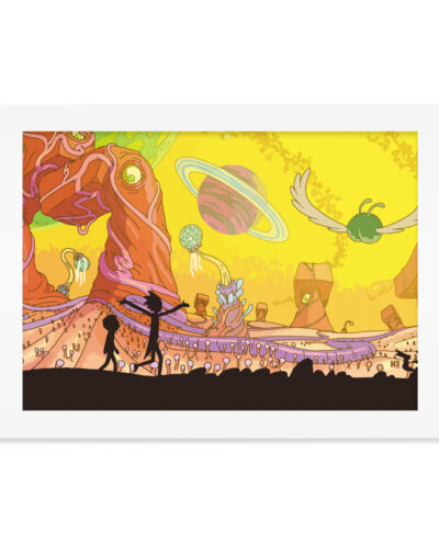 تابلو مدل Rick And Morty کد RF-5016