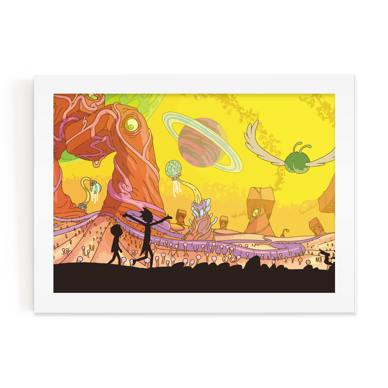 تابلو مدل Rick And Morty کد RF-5016