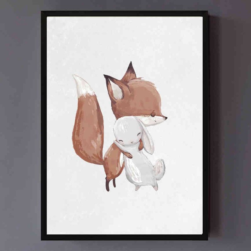 تابلو مدل Fox and bunny کد 248901911 - Image 2