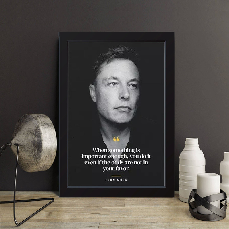 تابلو مدل انگیزشی ایلان ماسک Elon musk کدS1631-b - Image 4
