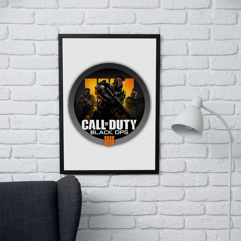 تابلو مدل دیواری طرح بازی Call Of Duty کد FD282 - Image 2