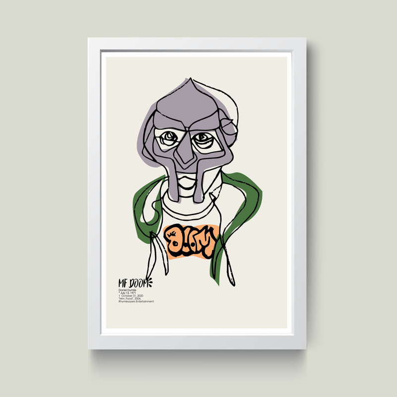 تابلو مدل MF DOOM کد m2477-w