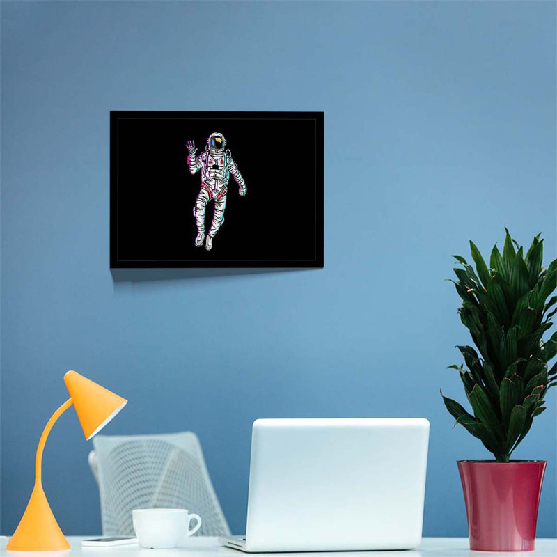 تابلو مدل astronaut waving hand minimal کد F-10047 - Image 9