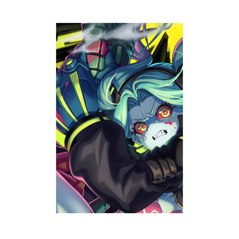 تابلو مدل انیمه ربکا سایبرپانک Rebecca Cyberpunk anime 11 - Image 2