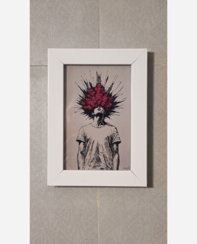 قاب عکس 2 سانتی سفید