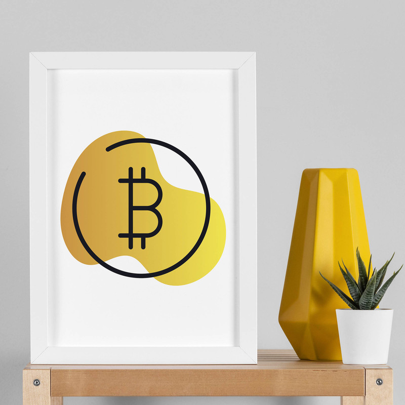 تابلو مدل بیت کوین کد WBCY1 - Image 2