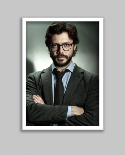 تابلو مدل پروفسور سریال خانه کاغذی Money Heist کد LA-G10626