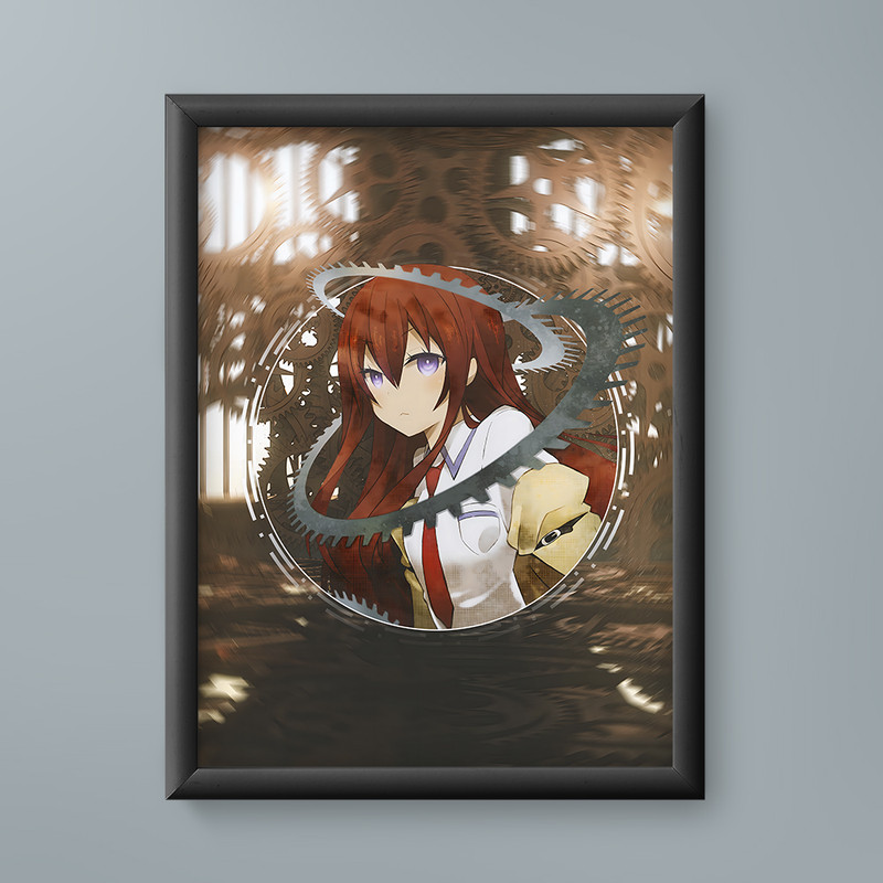 تابلو مدل انیمه کوریسو ماکیسه اشتاینز گیت Kurisu Makise SteinsGate anime 16