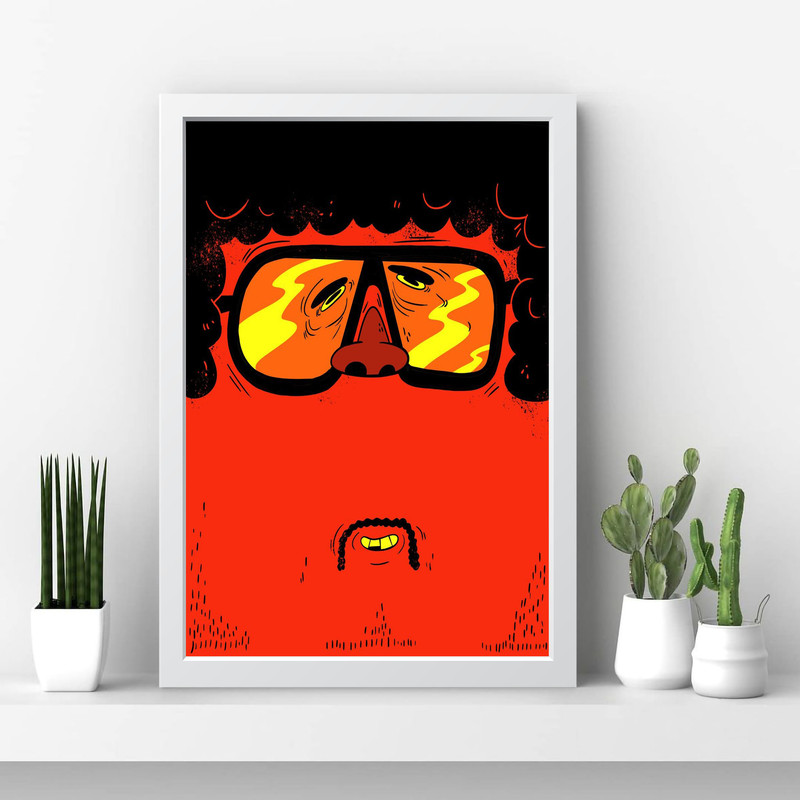 تابلو مدل Funny Face کد m2440-w - Image 4