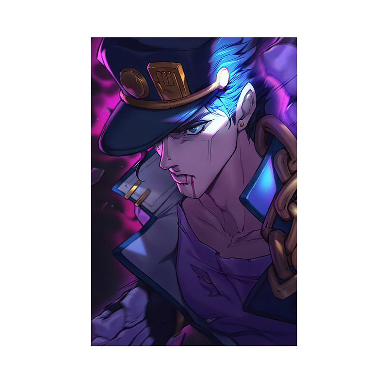 تابلو مدل انیمه جوتارو کوجو جوجو Joutarou Kuujou JoJo anime 08 - Image 2