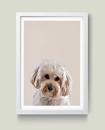 تابلو مدل Doggy کدS1515-w