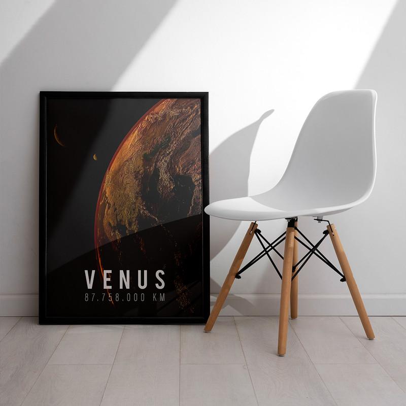 تابلو مدل دیواری طرح سیاره زهره Venus کد FD461 - Image 3