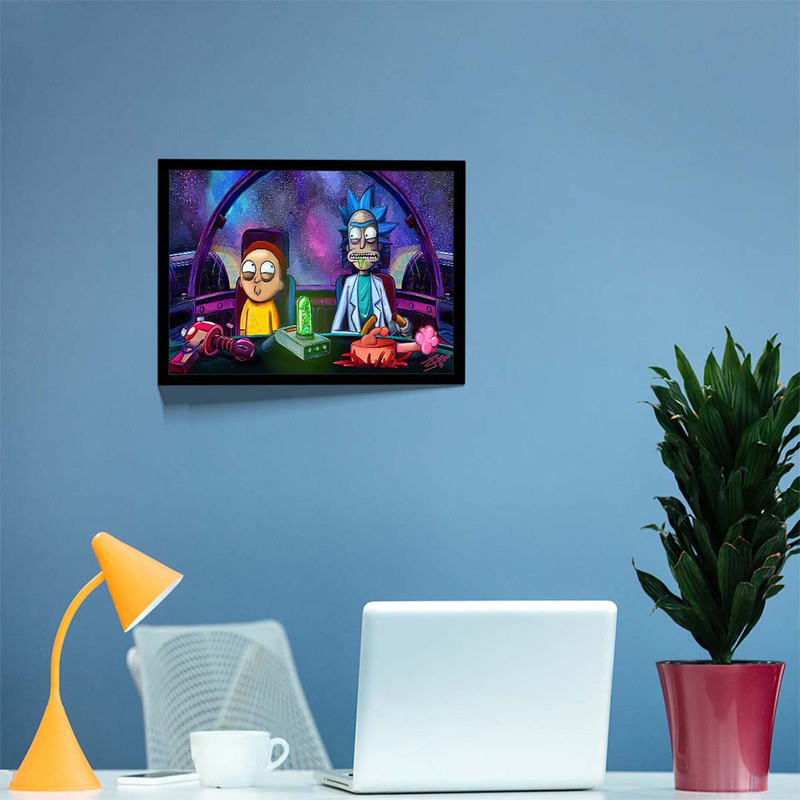 تابلو مدل rick and morty کد F-15031 - Image 7