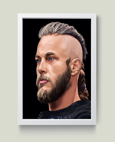 تابلو مدل رگنار Ragnar Lothbrok کد m2460-w