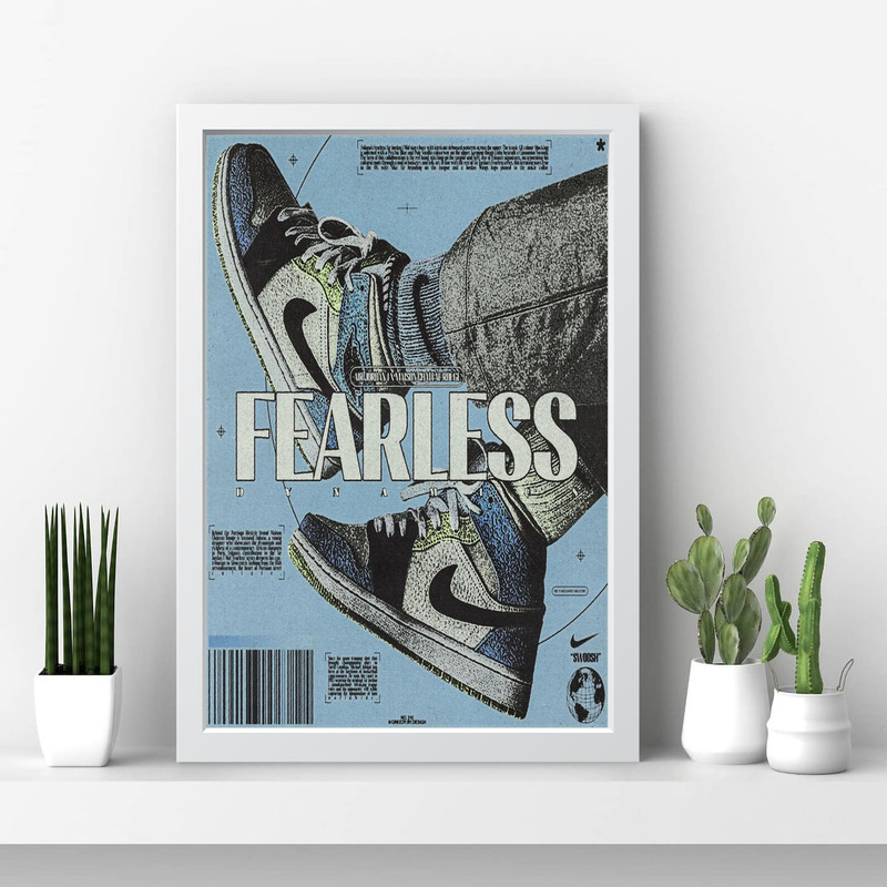 تابلو مدل جردن Fearless کد m2442-w - Image 2
