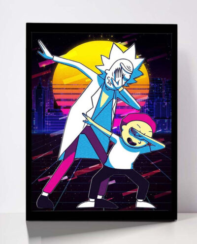 تابلو مدل Rick Morty کد F-1030