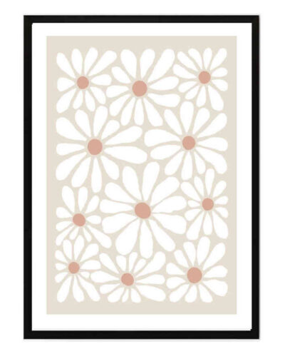 تابلو مدل Beige flower کد 248901864