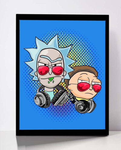 تابلو مدل Rick Morty کد F-1062