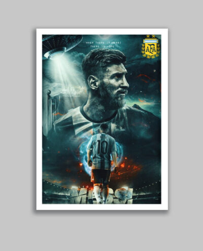 تابلو مدل لیونل مسی Lionel Messi کد LA-G10555