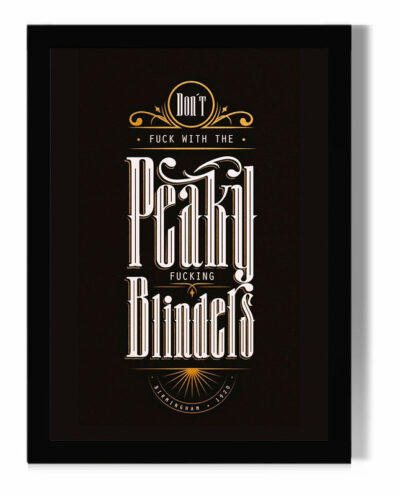 تابلو طرح سریال پیکی بلایندرز Peaky Blinders کد FD212