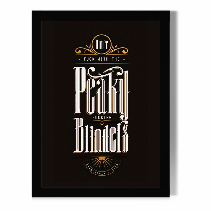 تابلو طرح سریال پیکی بلایندرز Peaky Blinders کد FD212