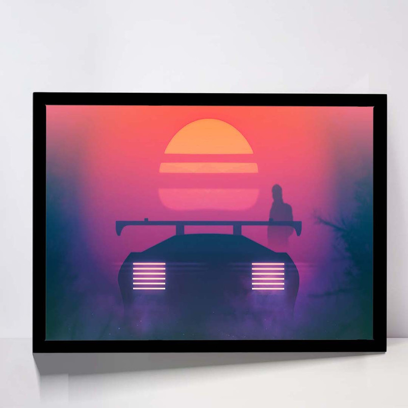 تابلو مدل retrowave کد F-15026