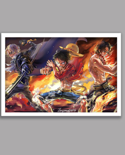 تابلو مدل انیمه وان پیس One Piece کد LA-G10501