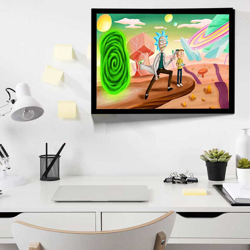 تابلو مدل rick and morty کد F-15032 - Image 6